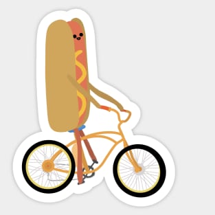 Hot Dog Ride Sticker